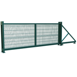 Ворота откатные консольного типа